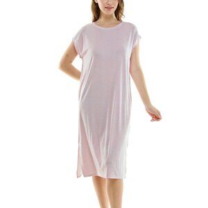 #783 Roudelain Women S Printed Dolman-Sleeve Sleepshirt - Undulating Dots Small